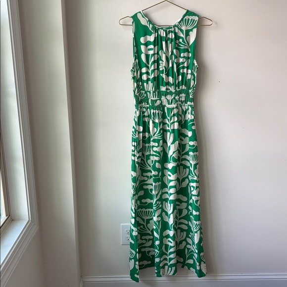 Compania Fantastica Dresses & Skirts - Compania Fantastica Floral Print Long Dress in Green Ivory Resort Church Size S